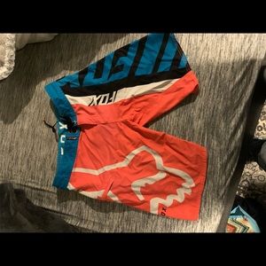 Fox racing swim trunks